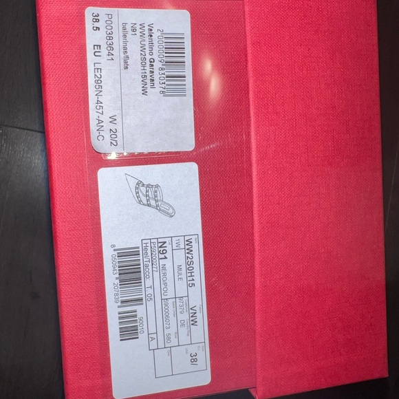 Valentino Garavani Rockstud Patent Leather Mules Flats Shoes - Picture 9 of 12